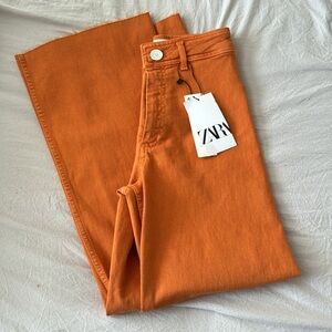 SOLD‼️ - ZW MARINE STRAIGHT HIGH RISE JEANS ORANGE